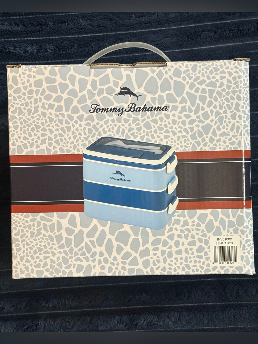 Tommy Bahama Layered Bento Box in Light Blue & Navy